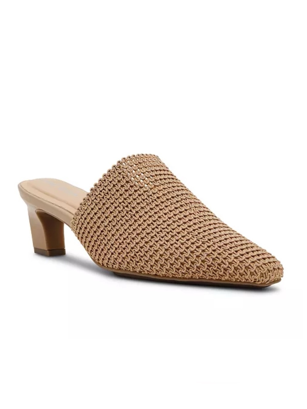 Anne Klein Knit Heeled Mules